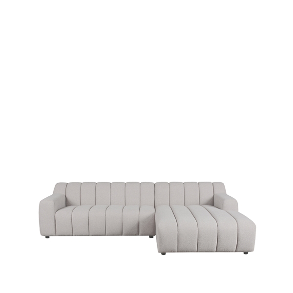 5 -zits + Chaise Lounge - Naturel - BoucleLABEL51