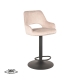 LABEL51 Barkrukken Fer - Naturel - Velours - GasliftLABEL51