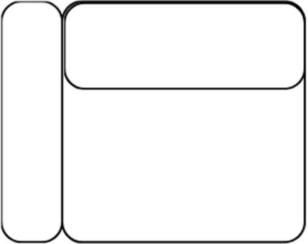 5-Zits Arm Links Voorstaand 114x101x83 cm - Naturel - StofLABEL51