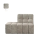LABEL51 Bank Valentino - Naturel - Stof - Ottomane Links VSLABEL51