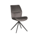 LABEL51 Eetkamerstoelen Comfy - Antraciet - Cosmo - Zwart OnderstelLABEL51