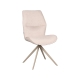 LABEL51 Eetkamerstoelen Comfy - Naturel - Boucle - Taupe OnderstelLABEL51