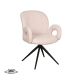 LABEL51 Eetkamerstoelen Neo - Naturel - Boucle - Zwart OnderstelLABEL51