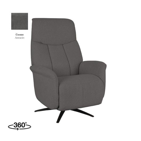 LABEL51 Fauteuils Oslo - Antraciet - CosmoLABEL51