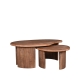 LABEL51 Salontafels Timon - Espresso - Mangohout - 100 cmLABEL51