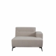 LABEL51 Bank Nero - Naturel - Boucle - Long Chair Arm Rechts VSLABEL51