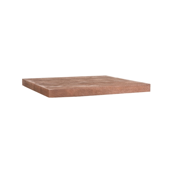 LABEL51 Eetkamertafels Tafelblad Straight Edge - Espresso - Mangohout - 70 cm StraightLABEL51