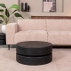 LABEL51 Salontafels Milly - Zwart - Mangohout - 70 cmLABEL51
